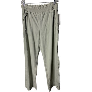 Athleta Trekkie Parachute Pants Size 14 Light Green
